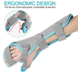 Wrist Support Brace Adjustable Hand Fracture Fixed Strap Sprain Carpal Tunnel Splint Posture Corrector Bandage Joint Pain Relief