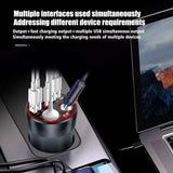 200W Multi-function Car Power Inverter 12V/24V To 220V Converter Led Display Charger Socket Fast Charging Car Accessories