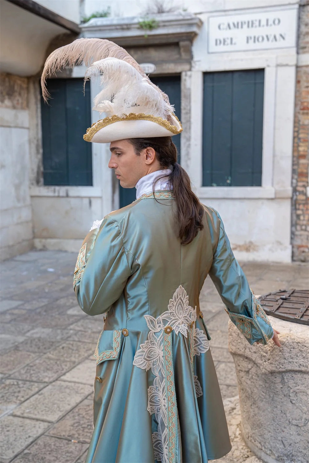 Historical 1700s Costume Man 18th Century Victorian Rococo Baroque Royal French Prince King Louis XVI Costume Wedding Ball Gown