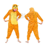 Stitch Pluto Eeyore Tiger Onesies Kigurumi Cosplay Costume  Animal Piglet Tigger Olaf Anime Pajamas Adults Jumpsuits Homewear