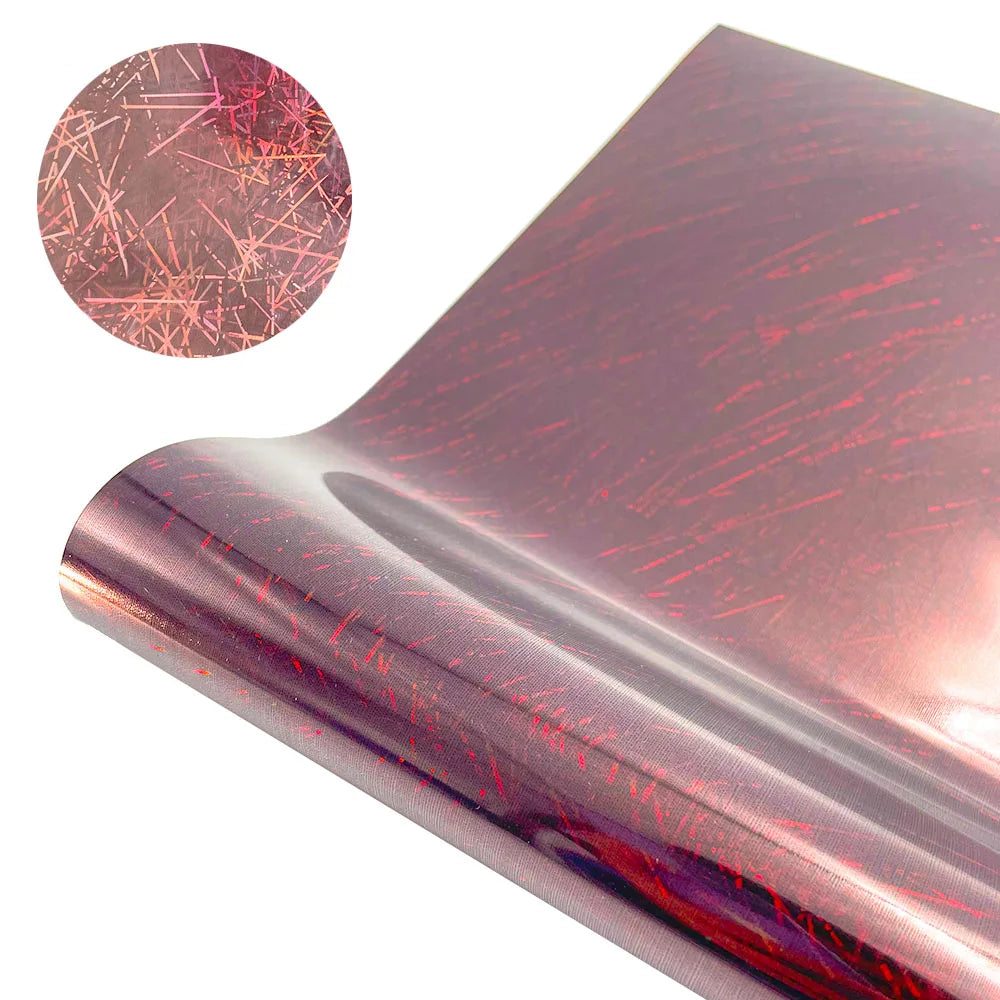 20x50cm Glitter/Laser Metallic/Holographic Rainbow/Sequins/Stripe Heat Transfer Vinyl Film Iron on T-shirts Hat Decor For cut