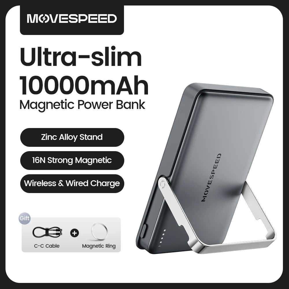 MOVESPEED 10000mAh portable power bank 20W fast charging