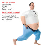 Inflatable Popeye Costume for Adult Blow Up Strongman Cosplay Costume Fitness Coach Funny Halloween Party Carnival Suit