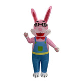 Adult Unicorn Dinosaur Rabbit Inflatable Costumes Animal Role-playing Outfits Halloween Party Performance Wear Fesival Garment