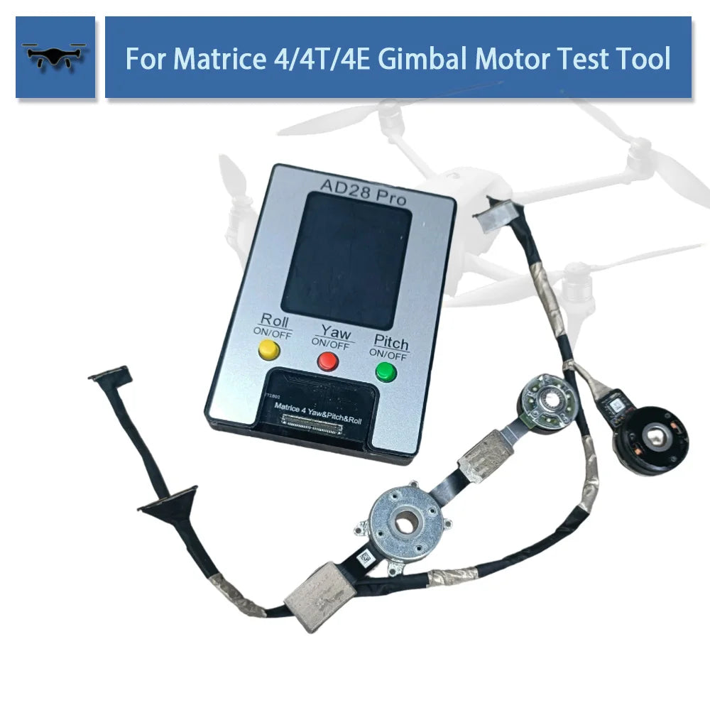 AD28 Pro Gimbal Motor Test Tool for Matrice 4T 4E Yaw Roll Pitch Axis Motors Tester Signal Cable for Matrice 4 Repair Parts