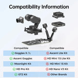 CADDXFPV Gimbal GM1/GM2/GM3 (No Camera) Head Track FPV GM Series For 19mm RC FPV Camera Walksnail Avatar HD Goggles L/X