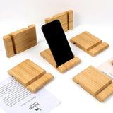 Cell Phone Stand Wooden Tablet Stand for Desktop Holder Desk Tablet Holder Mobile Stand for iPhone iPad Tablets and All Phones