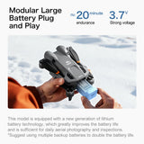 Lenovo GT50 Pro RC Drone 8K HD Dual Cameras WiFi GPS Brushless Motor 5.64 Inch Large Screen Remote Control 20Min Flight Gift Toy