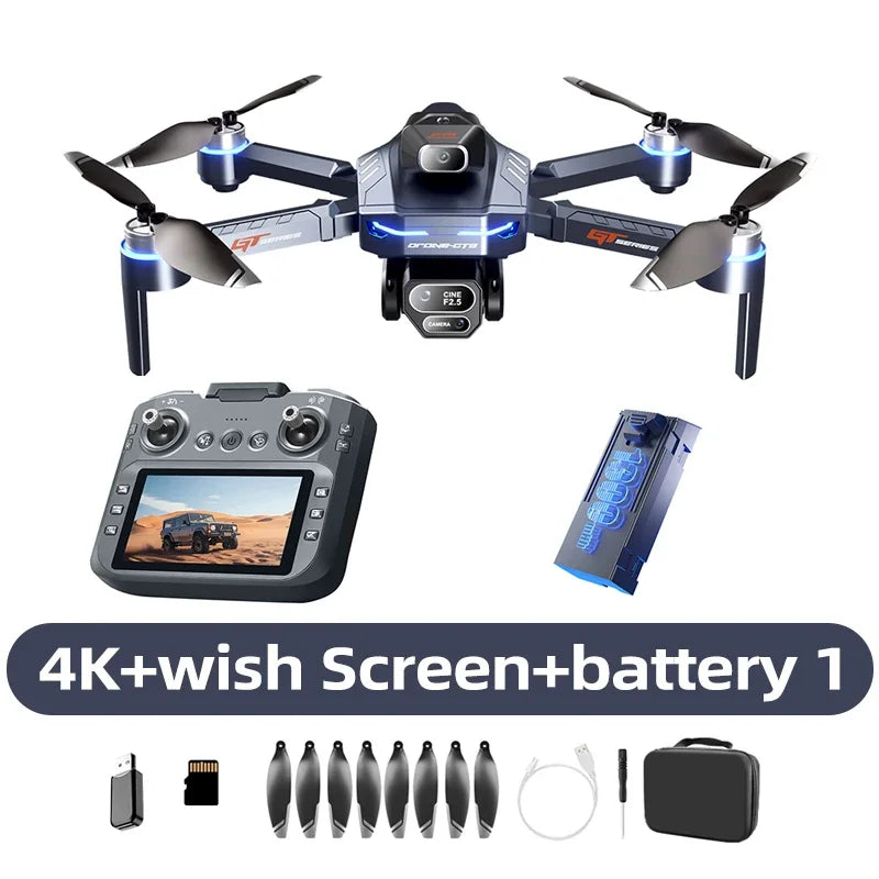 Lenovo GT8 Drone 4K 8K Professional Dual Camera GPS FPV Brushless Motor Optical Flow Hovering Folding Quadcopter RC Dron Toys