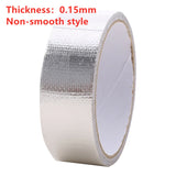 High Temperature Resistance Aluminum Foil Tape Kitchen Pipe Repair Tape Adhesive Sealing Foil Heat Insulation Leak Proof Tape