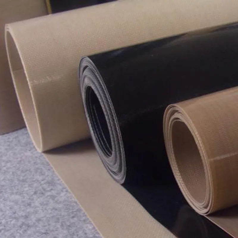 1m2 PTFE Tefloning High Temperature Fabric Cloth Film With Tape Adhesive