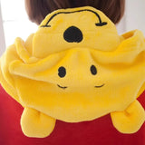 MINISO Winnie Bear Cosplay Costume Pooh Jumpsuit Disney Cartoon Character Role-play Family Look Pajamas for Children's Day Gifts