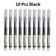 10Pcs/set High Quality Needle Type Gel Pens Straight Liquid Ballpoint UK