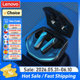 Choice Lenovo GM2 Pro TWS Wireless Headphones Earphone Bluetooth-compatible 5.4 Waterproof Sport Headset with Mic Long Endurance