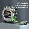 3/5/7.5/10M Self-Locking Tape Measure Fluorescent Tape Measure High Pr UK