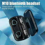 Wireless Earphones 9D Stereo  Charging Box Sports Waterproof TWS Bluetooth Headphones with Microphone