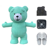 Giant Plush Polar Bear Inflatable Mascot Costume Carnival Activity Show Cartoon Martha Bear Birthday Party Role Play Props