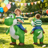 Funny Ride On Dinosaur Inflatable Costume Quick Inflation T-Rex Suit Halloween Carnival Party Fancy Dress Cosplay for Adults
