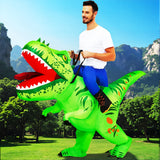 Funny Animal Mascot Unicorn Flamingo Dinosaur Inflatable Costumes Dress Suit Adult Halloween Purim Anime Party Cosplay Costumes
