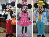 Hot Sale Mickey Minnie Mouse Cartoon Character Costume Anime Stitch Mascot Costume Christmas Party Props Advertising Fancy Dress