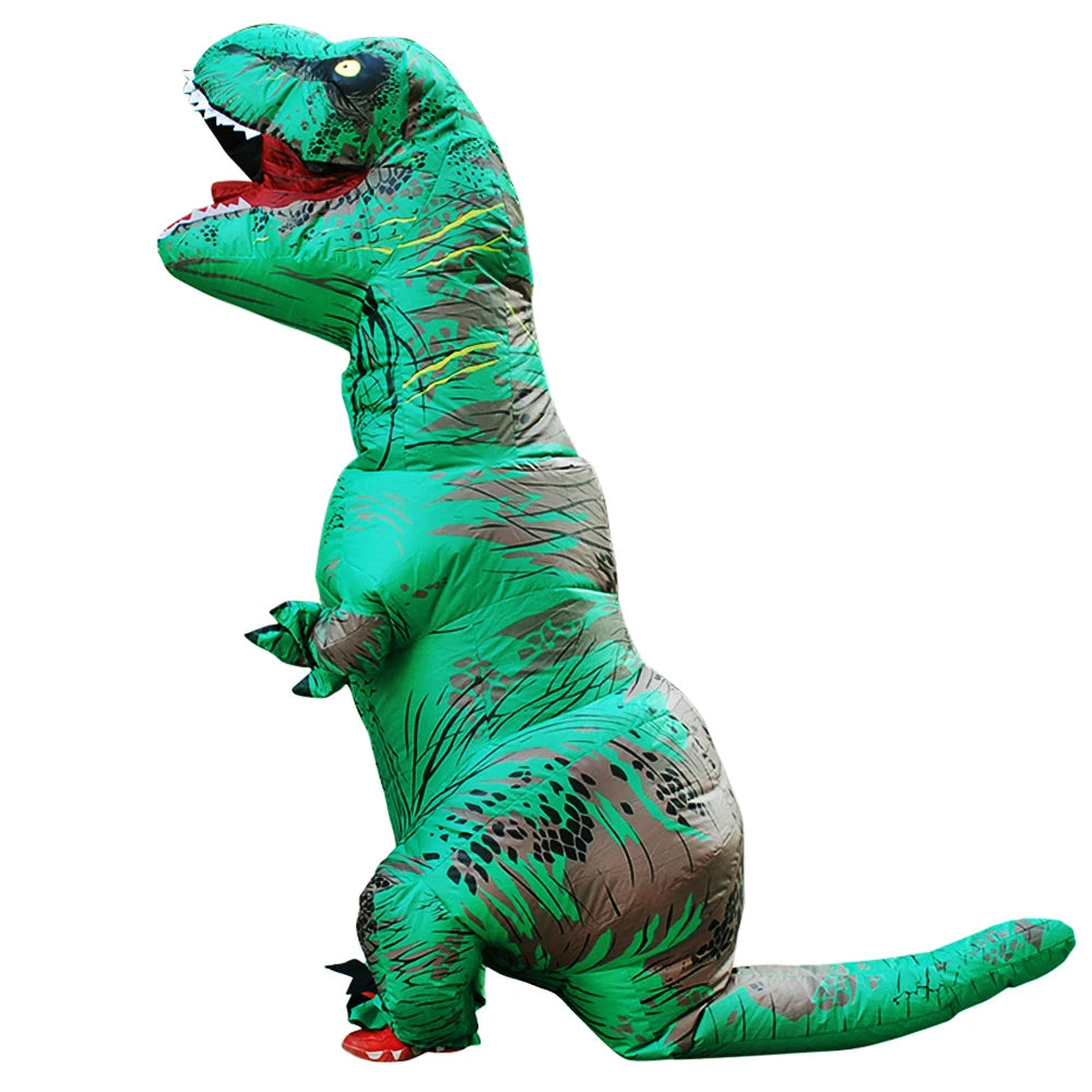 T-Rex Dinosaur Costumes Full Body Half Body Inflatable Outfits Funny Party Props Halloween Purim Carnival Party Performance Wear