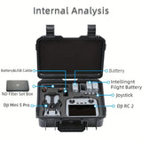 Suitable for DJI 5 Pro Storage Case, 5 Pro Explosion-Proof Case, Portable Hard-Shell Large Capacity Case
