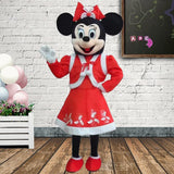 Hot Sale Mickey Minnie Mouse Cartoon Character Costume Anime Stitch Mascot Costume Christmas Party Props Advertising Fancy Dress
