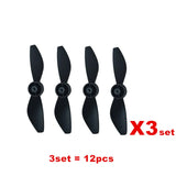 Original GT3 Drone Propellers Spare Parts Paddles RC Drone Replacement Accessories Propeller Blade Black
