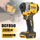DeWalt Lithium Brushless Motor Screwdriver Electric Screwdriver Electric Hand Drill Impact Drill Combination Kit Dcd805 Dcf850