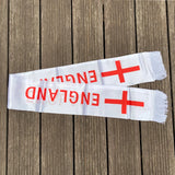 National Team Football Fans Scarf 14x130cm England Tassel Flags Scarf Party Commemorative Souvenir