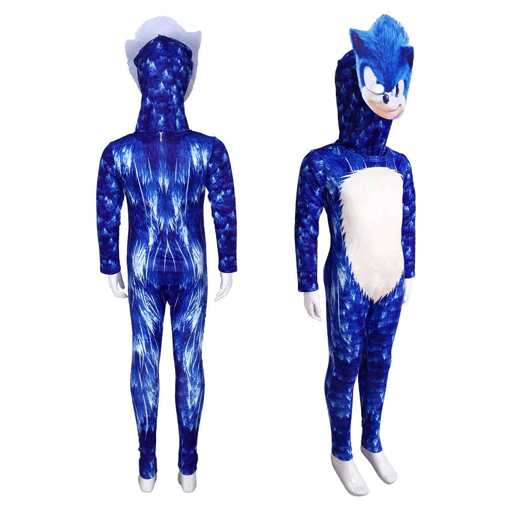 Halloween Cosplay Anime Role-playing Suit Sonic The Hedgehog Jumpsuit