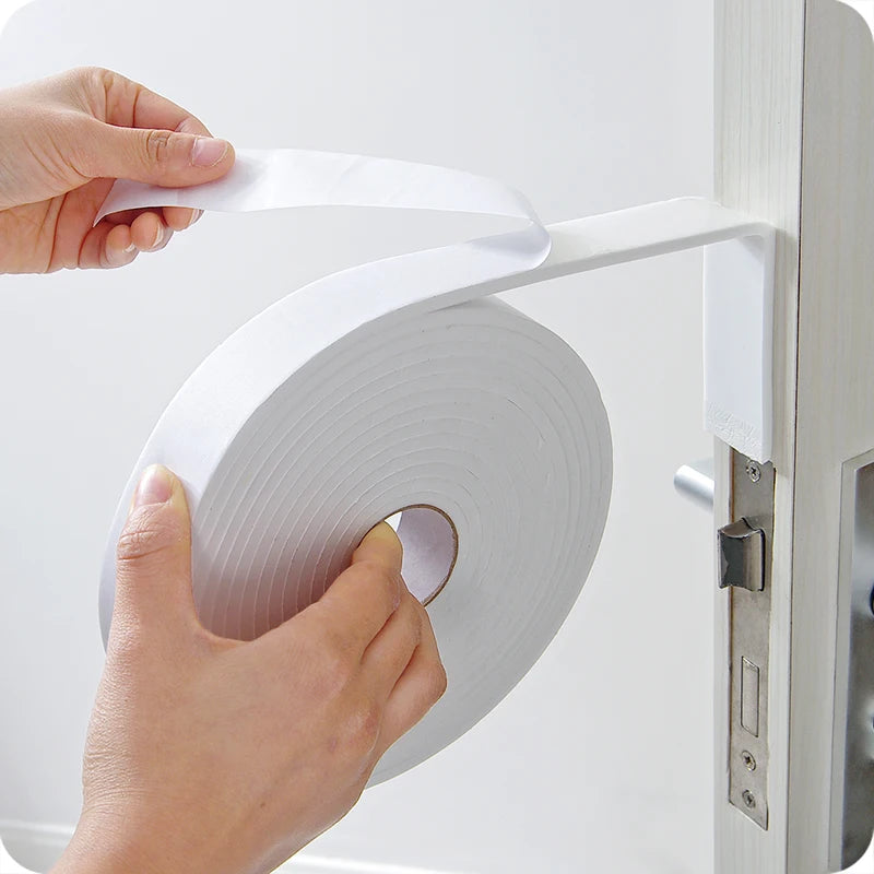 Soft 5M Self-adhesive Window Sealing Strip Car Door Noise Insulation EVA Dusting Sealing Tape Window Accessories