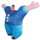 Halloween Costume Party Accessories - Popeye Inflatable Costume Performance Blue Sailor Outfit