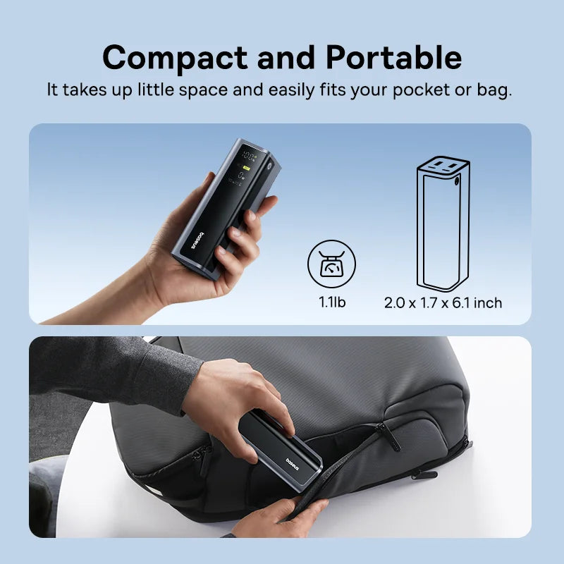 Baseus 20800mAh portable power bank 145W fast charging