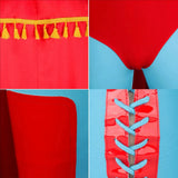 4PCS Nacho Cosplay Costume Libre Red Cloak Mask Pants Shorts Full Set Outfits Mexican Wrestling Halloween Cos Outfits Adult Men