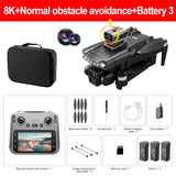 Lenovo V198MAX Foldable Quadcopter 8K HD Dual Camera 50X Zoom 90° Remote Control Angle Intelligent Obstacle Avoidance Brushless