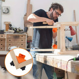 2pcs 90 Degree Corner Clamps For Woodworking, Fast Adjustable Quick Spring Loaded Woodworking Clamps,Cabinets,Photo Framing