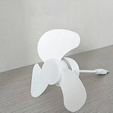 For Bedroom For Dormitory White USB Portable Fan Portable USB Fan For Bedroom Fan Bedroom Cooling Quiet Operation