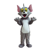 Hot Grey Cat and Brown Mouse Mascot Costume Anime Cartoon Characters Advertising Event Party Christmas Costume for Adults Kids