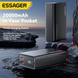 Essager 20000mAh portable power bank 65W fast charging