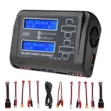 HTRC T240/K6+Pro/L6X2/C150 Lipo Charger Dual Channel AC 150W DC 240W RC Charger for Lipo NiMH NiCD LiHV NiCd PB Li-ion Battery