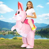 Funny Animal Mascot Unicorn Flamingo Dinosaur Inflatable Costumes Dress Suit Adult Halloween Purim Anime Party Cosplay Costumes