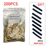 50pcs 100pcs 200pcs Docking Terminal U Type Terminal Tab 0.3 To 1.5mm2 Terminal Block Connector Double Connector Terminal