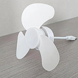 For Bedroom For Dormitory White USB Portable Fan Portable USB Fan For Bedroom Fan Bedroom Cooling Quiet Operation