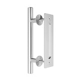 Grain Barn Door Circular Door Handle Sliding Door Display Window Double-Sided Circular Pipe Carbon Steel Handle Hardware Accesso