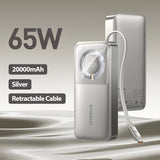 Baseus 20000mAh portable power bank 65W fast charging