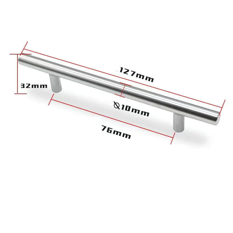 Stainless Steel Handles For Cabinets And Drawers  Kitchen Handles Bathroom Cabinets handles Cabinet Metal Furniture Handles