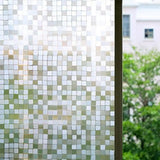 Glass Window Film Window Privacy Film Frosted Window Vinyl 3D Decorative Window Decals Non Adhesive Bathroom Living Room
