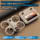 Lenovo GT3 Drone 4.3" Screen Optical Flow Obstacle Avoidance Dual Camera LED RC Quadcopter 2026 New Portable Gift Toy