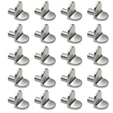 20pcs Shelf Support Studs Pegs Pins Plugs 5mm L-Shaped Cabinet Seperator Fixed Wooden Glass Layer Board Furniture Bracket Holder